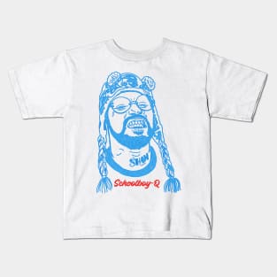 Schoolboy Q Retro Overprint Kids T-Shirt